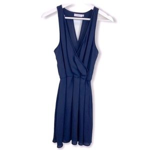 Lush Navy Midi Dress